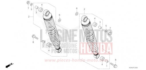 REAR CUSHION CBF125MER de 2024